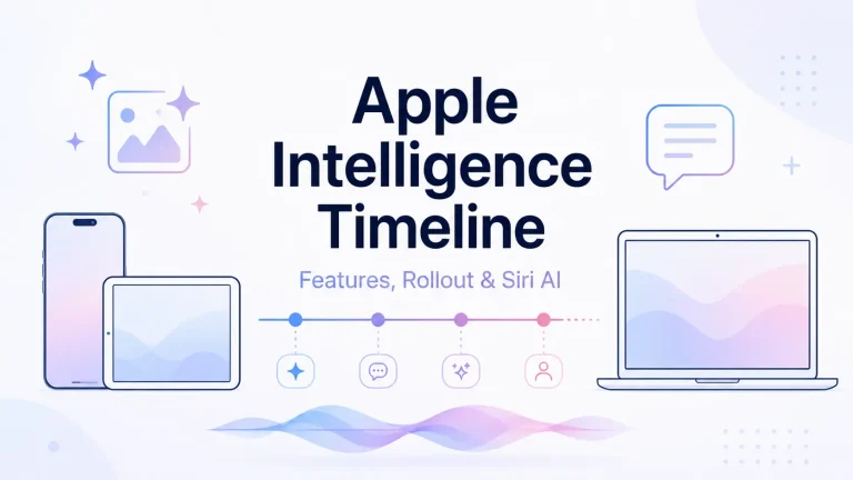 Apple Intelligence Timeline