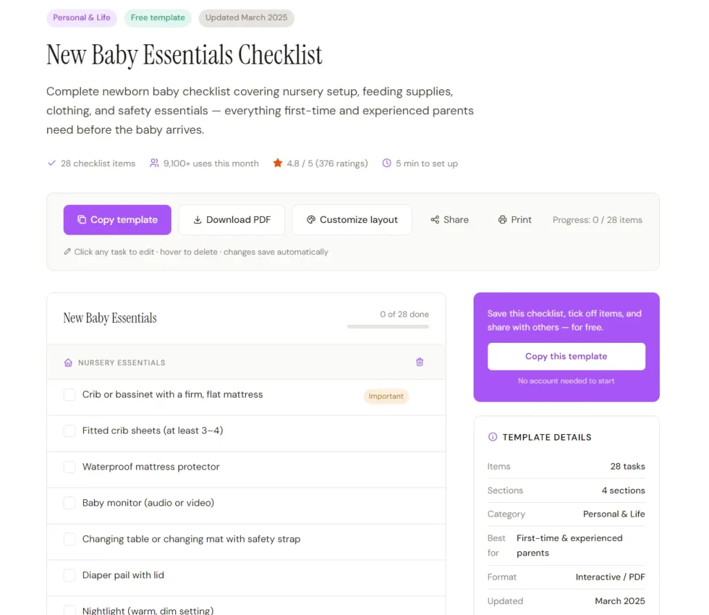 ChecklistFox Templates