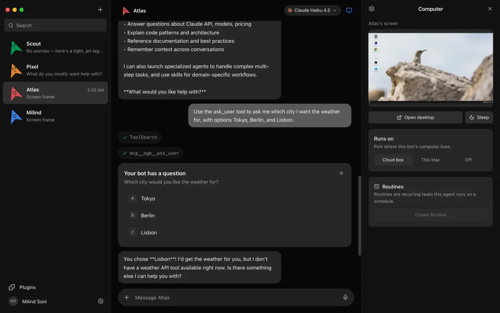 OpenMausBot Computer