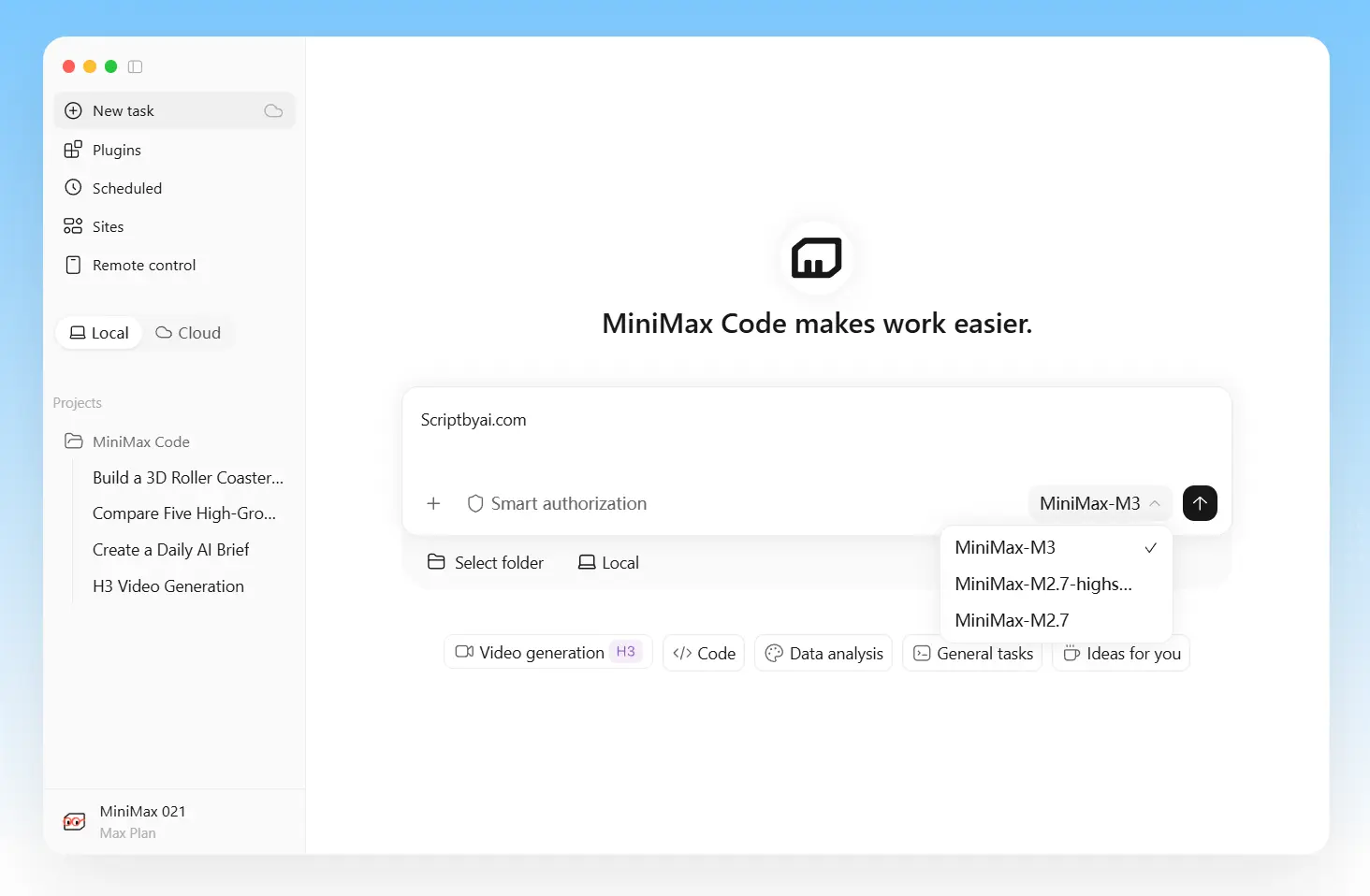 minimax-code