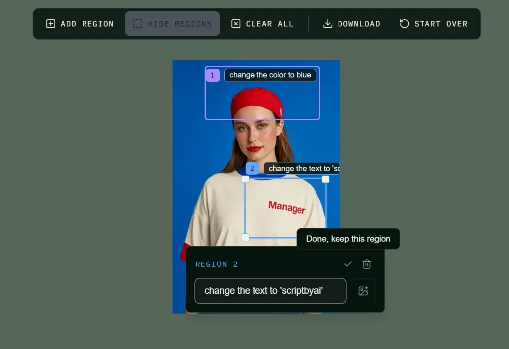 Precise Editing Prompt
