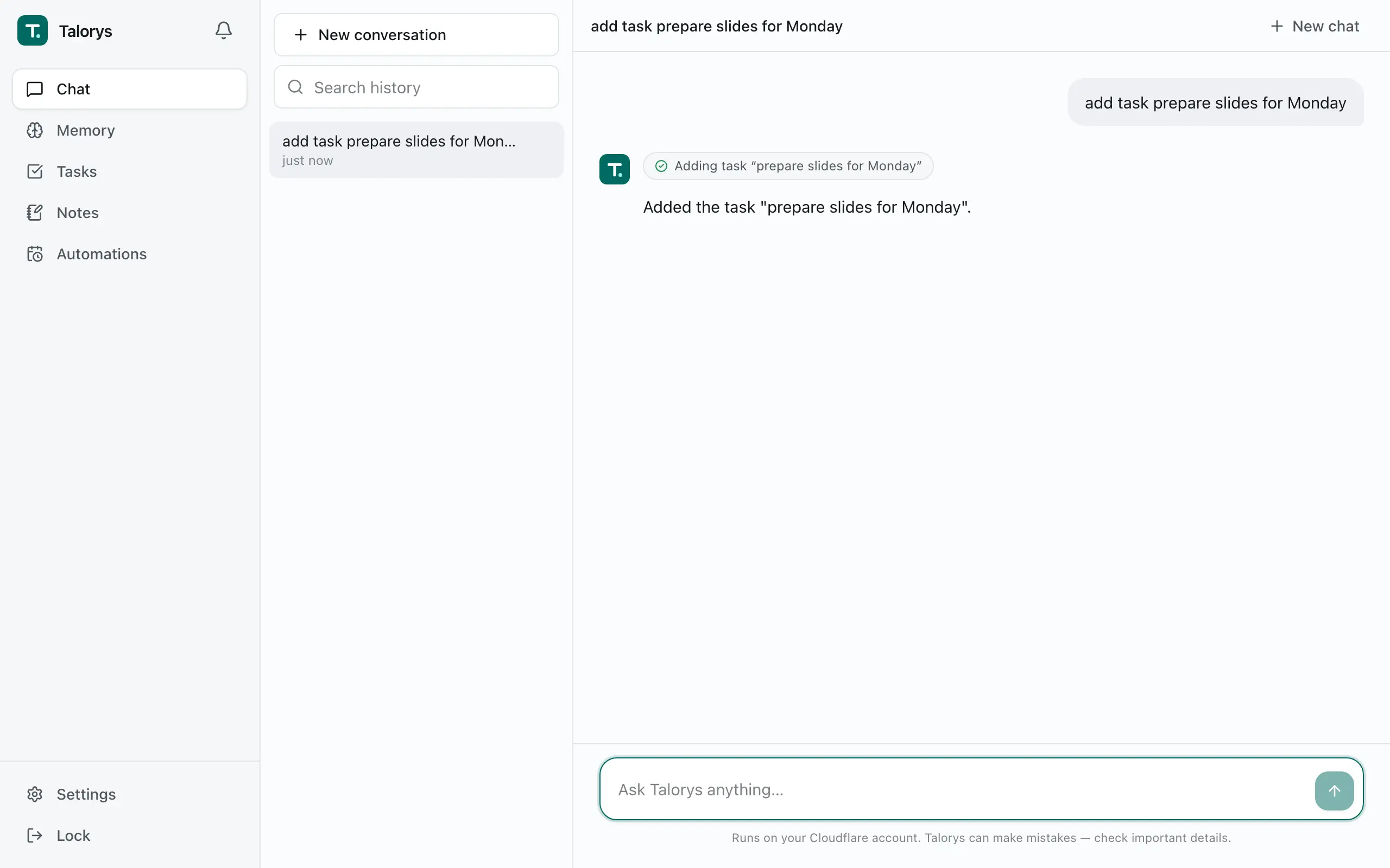talorys-ai-assistant-cloudflare